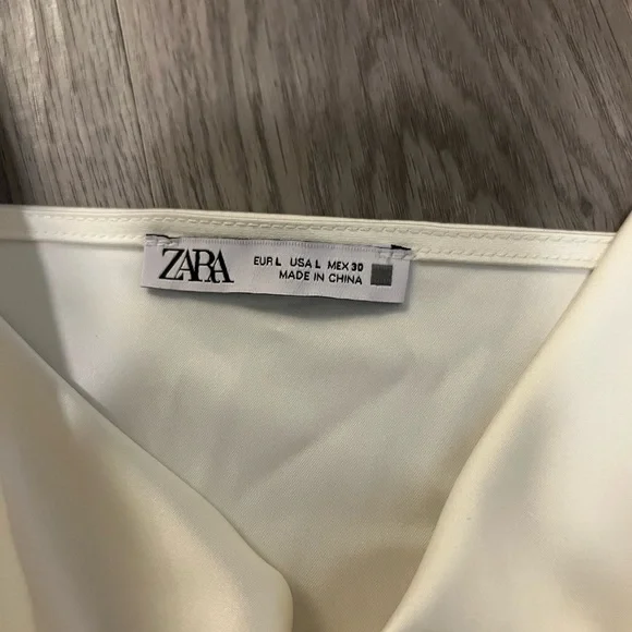 ZARA silk cowl neck top - Picture 2 of 4